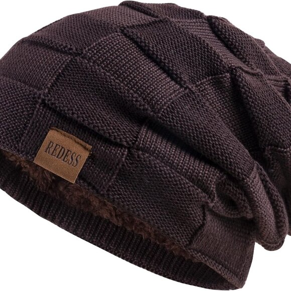 Other - Beanie Hat for Men and Women Winter Warm Hats Knit Slouchy Thick Skull Cap
